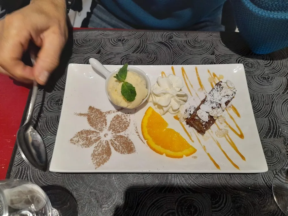 Brownie Et Sa Glace Vanille