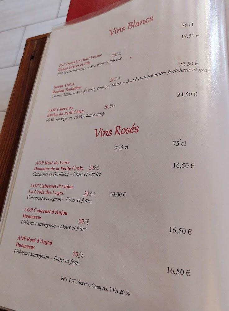 l'auberge du vigneron - Menu Image 4